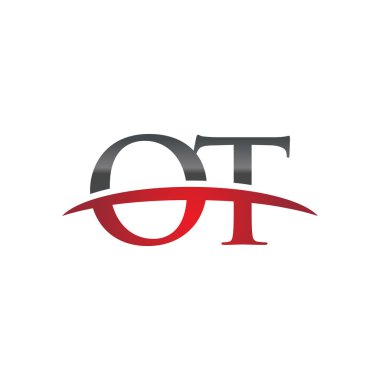 İlk Harf Ot red swoosh logo logo swoosh