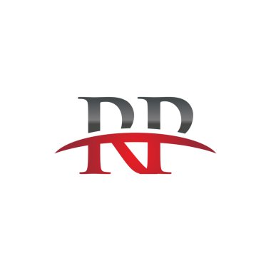 İlk harf Rp red swoosh logo logo swoosh