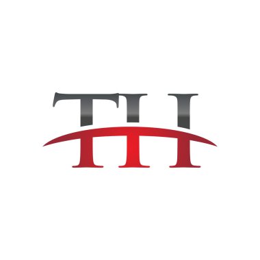 İlk harf Th red swoosh logo logo swoosh