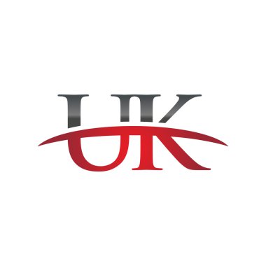 İlk Harf Uk red swoosh logo logo swoosh