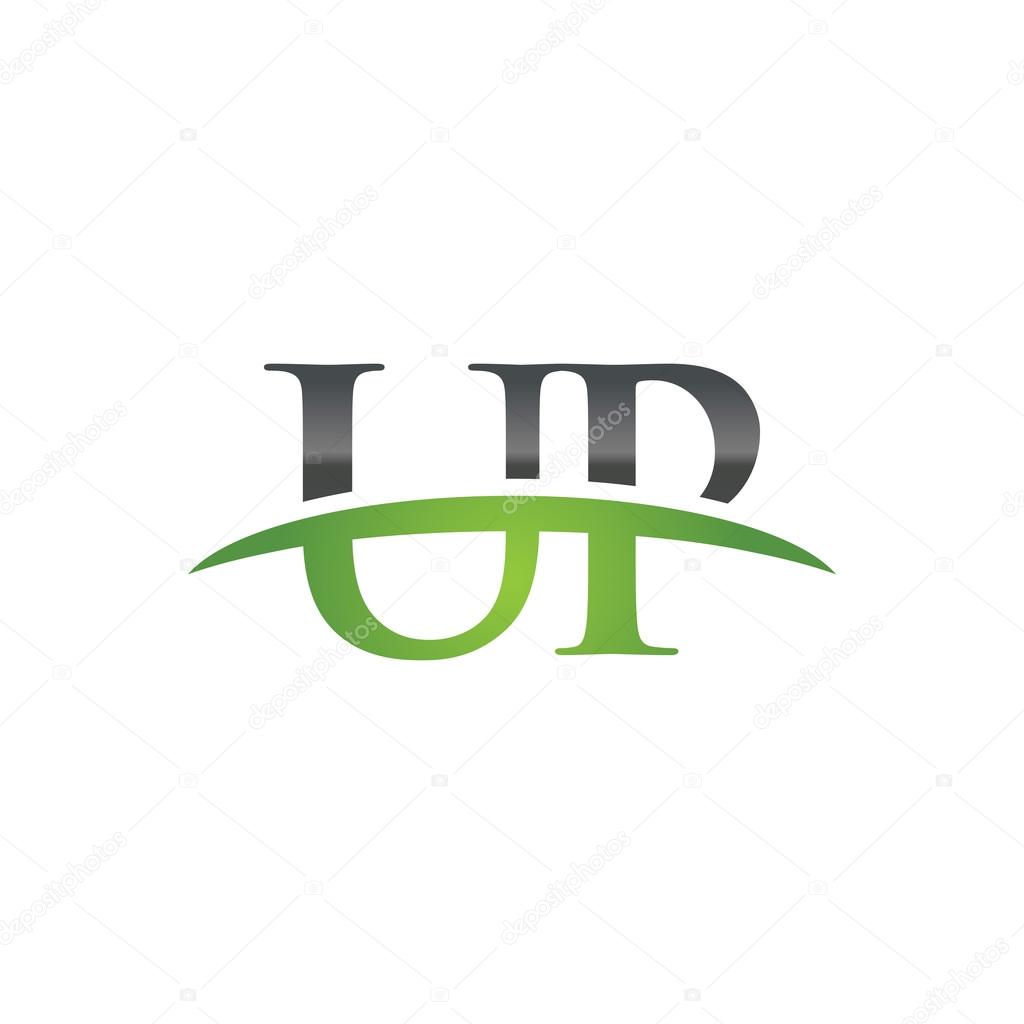 Initial Letter Up Green Swoosh Logo Swoosh Logo Vector Image By C Ariefpro Vector Stock 114539796