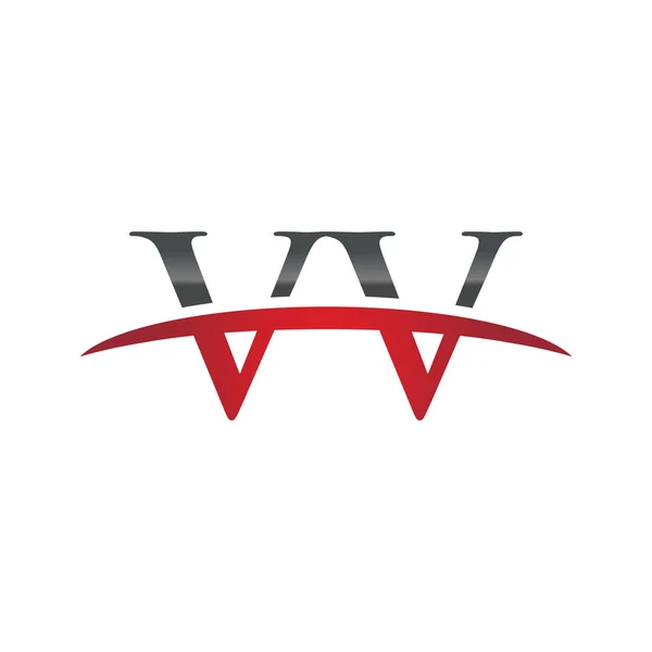 Початкова літера ВВ червоний флеш логотип флеш логотип — стоковий вектор