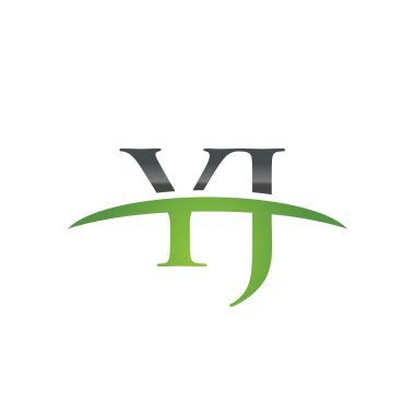 İlk harf yi yeşil swoosh logo logo swoosh