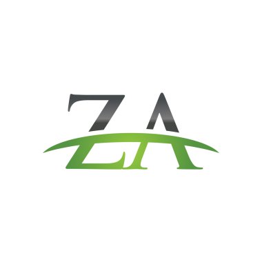İlk Harf Za yeşil swoosh logo logo swoosh