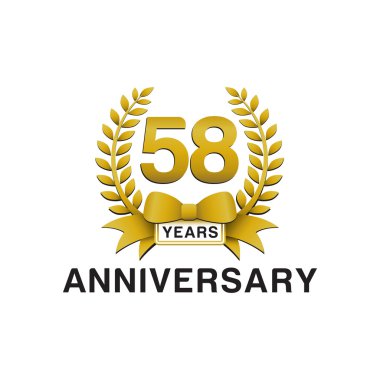 58 yıldönümü altın çelengi logosu