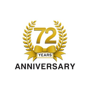72 yıldönümü altın çelengi logosu