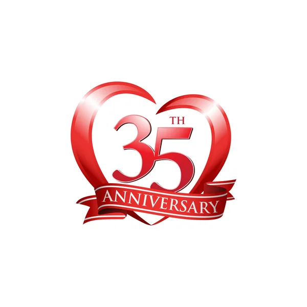 35 yıldönümü logo kırmızı kalp