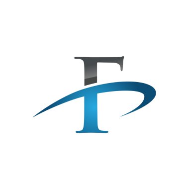 F mavi ilk şirket logosu swoosh