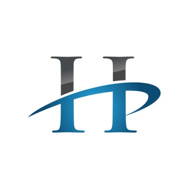 H mavi ilk şirket logosu swoosh