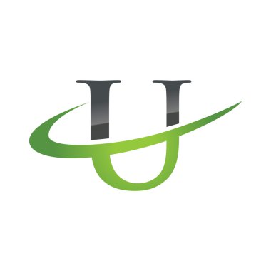 U yeşil ilk şirket logosu swoosh