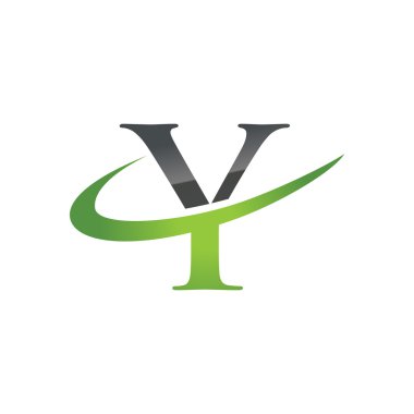 Y yeşil ilk şirket logosu swoosh