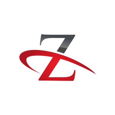 Z kırmızı ilk şirket logosu swoosh