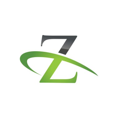 Z yeşil ilk şirket logosu swoosh