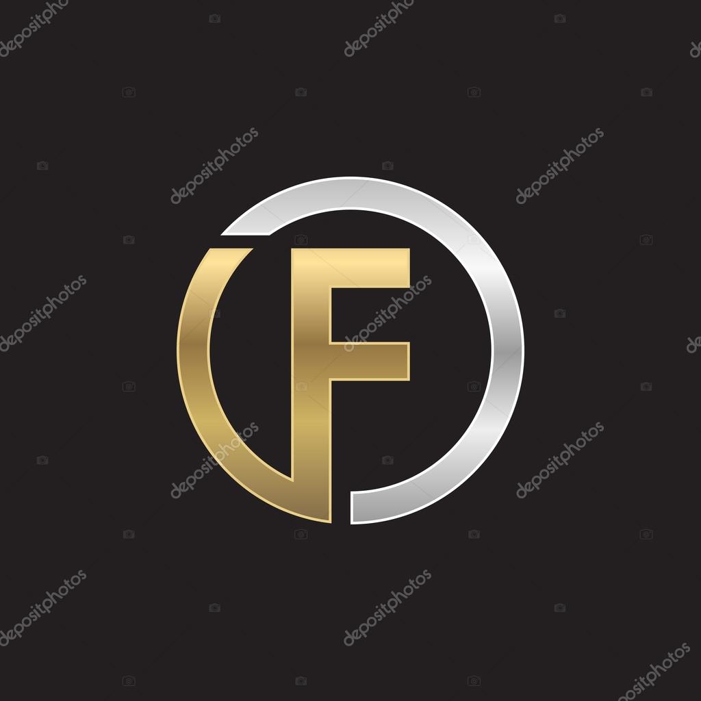 F initial company logo for business