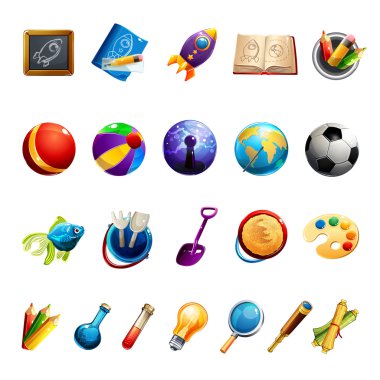 Çocuklara oyuncak ve nesneleri