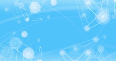 Mekanik mavi arka plan. 4k