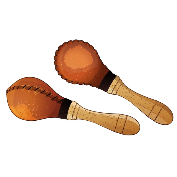 Maracas Vector Illustration — Stock Vector