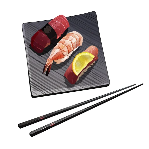 寿司のベクトル図 — ストックベクタ