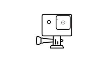 Alfa Kanalında Eylem Kamerası çizgi simgesi