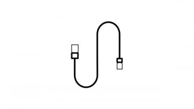 Alfa Kanalında USB kablo hattı simgesi