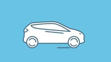 Alfa Kanalında Hatchback satır simgesi