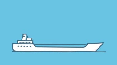 Alpha Channel 'da petrol tankeri çizgisi simgesi