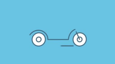 Alfa Kanalında scooter çizgisi simgesi