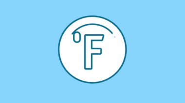 Alfa Kanalında Fahrenheit satır simgesi