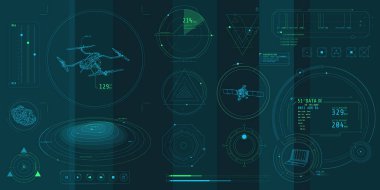 Drone Kontrol konulu bir dizi ince unsur.