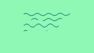 Alfa Kanalında dalga çizgisi simgesi