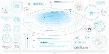 Topografi konusunda bir dizi ince unsur.