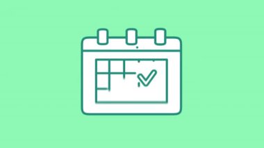 Alfa Kanalında takvim çizgisi simgesi