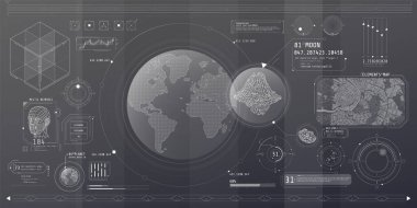 Gezegen Araştırması konulu bir dizi ince unsur.