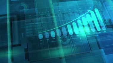 Merkezinde büyüme grafiği olan bir dizi soyut bilgi grafiği.