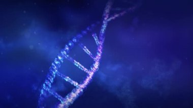 Soyut uzayda DNA iplikçiklerinin canlandırılması.