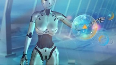 Robot Dünya 'dan gelen verileri inceliyor..