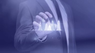 Bir iş adamının geçmişindeki bilgi grafikleri.