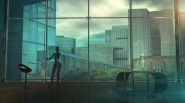 Android tıbbi verileri inceliyor, 3D oluşturma.