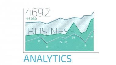 Düz animasyonlu simgeler iş Infographics