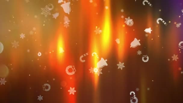 Jul och nytt år bakgrund — Stockvideo