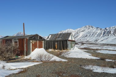 Çukotka dağlarında Outbuildings