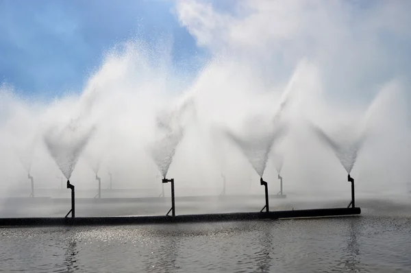 Soğutma suyu için sprey havuzları