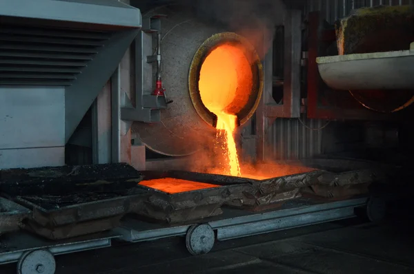 Horno para la fundición de plomo — Foto de Stock