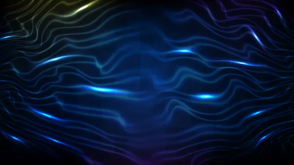 Abstraktní Futuristické Pozadí Sci Technologie Rychle Pohybující Neonové Rychlostní Čáry — Stockový vektor