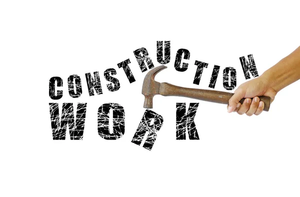Концепция строительных работ — стоковое фото