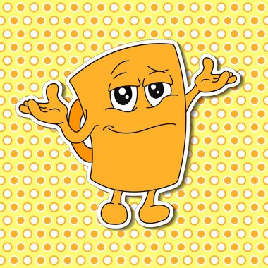 cartoon Mug (Cup) emotions Vector Icons.