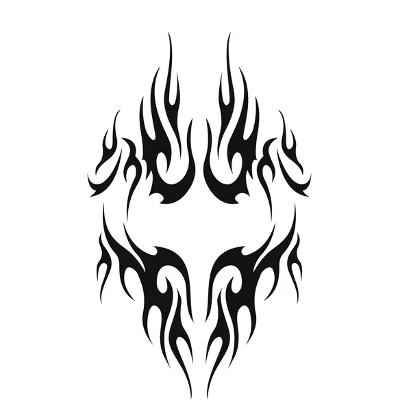 Tatouage tribal noir . — Image vectorielle