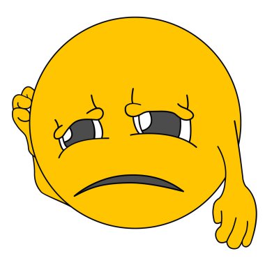 İfadeler. Emoji. Simgeler gülümse. İzole illüstrasyon