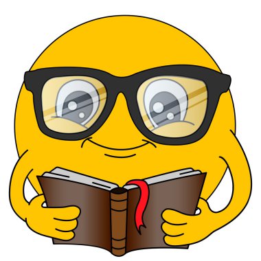 İfadeler. Emoji. Simgeler gülümse. İzole illüstrasyon