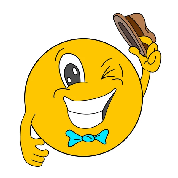 Uttryckssymboler. Emoji. Leende ikoner. Isolerade illustration — Stockfoto